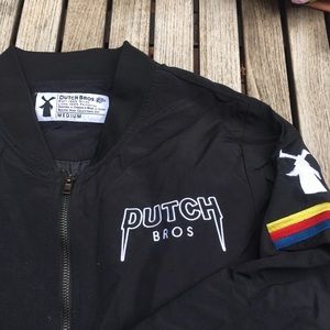Dutch bros bomber jacket